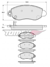 Placute frana fata st Ford Tranzit - PFF65768 foto