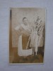 Fotografie veche - port popular din zona Banatului, perioada interbelica (3), Romania 1900 - 1950, Sepia, Etnografie