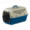 Cu?ca pentru transport pisici ?i caini de pana la 10 kg - SKIPPER 1 F, albastra, 48 x 32 x 31 cm