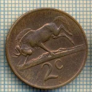 11854 MONEDA - AFRICA DE SUD - 2 CENTS - ANUL 1977 -STAREA CARE SE VEDE foto