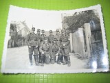 Ww2-3Reich-Grup militari germani 1945-foto mica 9/6 cm, stare buna.