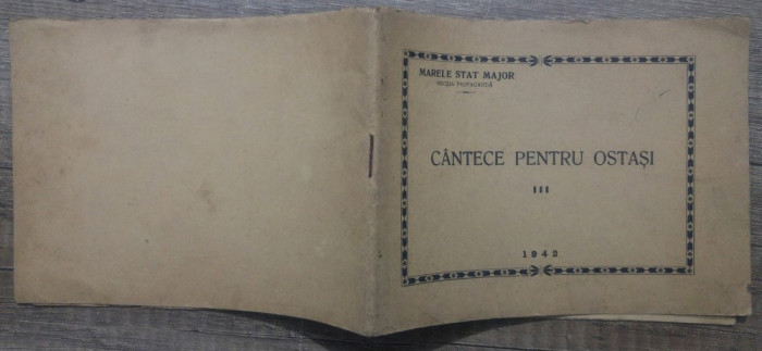 Cantece pentru ostasi// Marele Stat Major, 1942