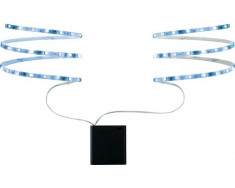 Banda LED Mobil Strip 2x80 cm 2x0,6W, lumina albastra, alimentare cu baterii foto