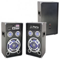 SET 2 BOXE KARAOKE 1 ACTIV + 1 PASIV 8 inch/20CM 300W RMS BT/SD/AUX foto