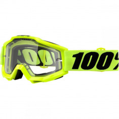 Ochelari Accuri FLUO YELLOW ENDURO Lentila Clara Dubla foto