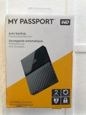 hdd WD MY PASSPORT 2TB nou nefolosit SIGILAT foto