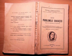 Din Problemele Educatiei. Editia a II-a, 1916 - Stelian I. Constantinescu foto