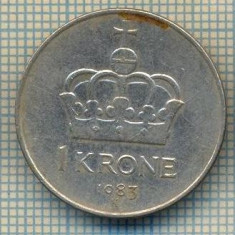 11973 MONEDA - NORVEGIA - 1 KRONE - ANUL 1983 -STAREA CARE SE VEDE