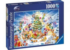 Puzzle Craciunul in familia Disney 1000 piese foto