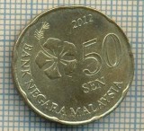 11962 MONEDA - MALAYSIA - 50 SEN - ANUL 2012 -STAREA CARE SE VEDE