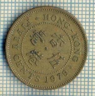 11919 MONEDA - HONG KONG - FIFTY CENTS - ANUL 1979 -STAREA CARE SE VEDE foto