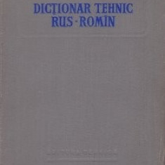 Dicționar tehnic rus - român