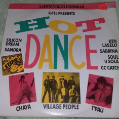 Disc vinil,HOT DANCE,SILICON DREAM SANDRA,CHAJA,VILLAGE PEOPLE,T PAU.T.GRATUIT