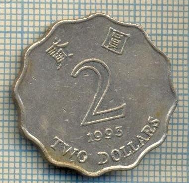 11914 MONEDA - HONG KONG - 2 DOLLARS - ANUL 1993 -STAREA CARE SE VEDE