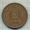 11981 MONEDA - NORVEGIA - 2 ORE - ANUL 1956 -STAREA CARE SE VEDE