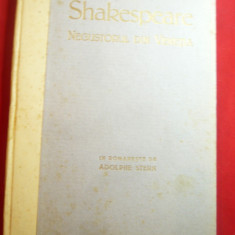 W.Shakespeare- Opere Alese- Negustorul din Venetia -trad. A.Stern 1923 Cultura N