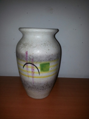 Vaza ceramica handmade, Scheurich Germania Inaltime 18,5 cm foto