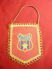 Fanion FC Steaua Bucuresti , h= 12 cm , textil foto