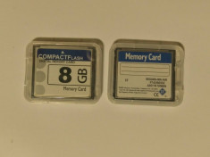 Compact Flash 8GB, CF card 8GB foto