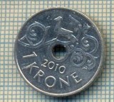 11978 MONEDA - NORVEGIA - 1 KRONE - ANUL 2010 -STAREA CARE SE VEDE