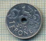 11978 MONEDA - NORVEGIA - 1 KRONE - ANUL 2010 -STAREA CARE SE VEDE, Europa