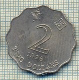 11916 MONEDA - HONG KONG - 2 DOLLARS - ANUL 1998 -STAREA CARE SE VEDE