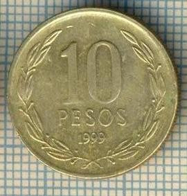 11953 MONEDA - CHILE - 10 PESOS - ANUL 1999 -STAREA CARE SE VEDE foto