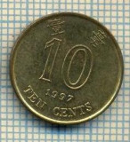 11928 MONEDA - HONG KONG - FIFTY CENTS - ANUL 1997 -STAREA CARE SE VEDE, Europa