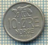 11987 MONEDA - NORVEGIA - 10 ORE - ANUL 1966 -STAREA CARE SE VEDE, Europa