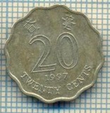 11941 MONEDA - HONG KONG - 20 CENTS - ANUL 1997 -STAREA CARE SE VEDE, Europa