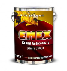 Grund Anticoroziv pentru Utilaje EMEX, Rosu, - Bidon 6 Kg foto