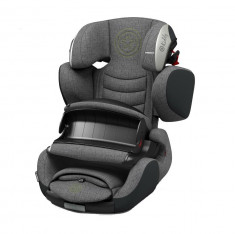 Scaun auto cu Isofix Kiddy Guardianfix 3 Grey Melange Super Green grupa 9-36 kg foto