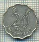 11940 MONEDA - HONG KONG - 20 CENTS - ANUL 1998 -STAREA CARE SE VEDE, Europa