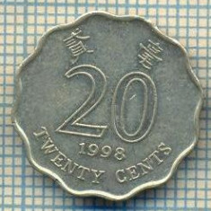 11940 MONEDA - HONG KONG - 20 CENTS - ANUL 1998 -STAREA CARE SE VEDE