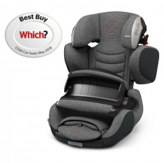 Scaun auto cu Isofix Kiddy Guardianfix 3 Grey Melange Hot Red grupa 9-36 kg foto