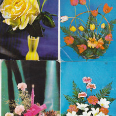 bnk cp Lot 24 carti postale uzate - tematica flora