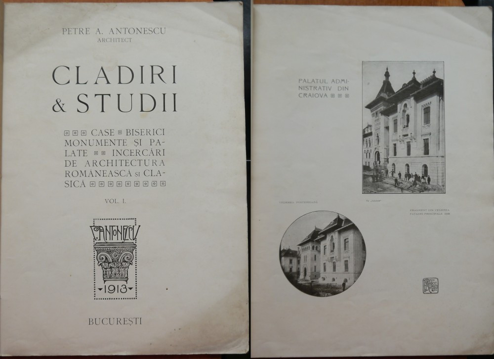 Arh. Petre Antonescu , Cladiri ; Studii ; Arhietctura romaneasca , 1913 ,  album | Okazii.ro