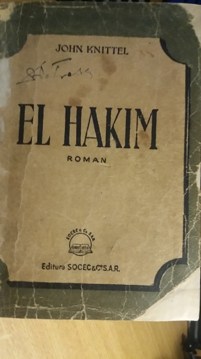mih 535f - John Knittel - El Hakim - editie interbelica