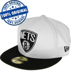 Sapca New Era Brooklyn Nets - originala - flat brim - fullcap foto