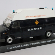 Macheta Fiat Ducato Maxi Artificieri Antisabotaggio - 1995 CARABINIERI 1:43