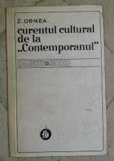 Curentul cultural de la &amp;quot;Contemporanul&amp;quot; / Zigu Ornea foto