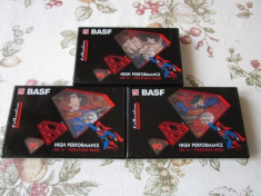 Casete audio sigilate BASF Chrome 90 Superman Edition foto