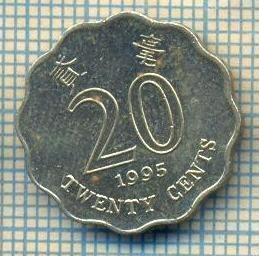 11938 MONEDA - HONG KONG - 20 CENTS - ANUL 1995 -STAREA CARE SE VEDE