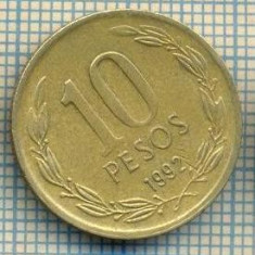 11952 MONEDA - CHILE - 10 PESOS - ANUL 1992 -STAREA CARE SE VEDE