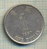 11929 MONEDA - HONG KONG - 1 DOLLAR - ANUL 1997 -STAREA CARE SE VEDE, Europa