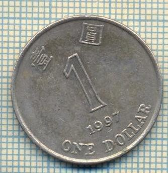 11933 MONEDA - HONG KONG - 1 DOLLAR - ANUL 1997 -STAREA CARE SE VEDE foto