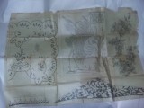 Plansa veche 1912 modele mileuri macrame TRADITIONALE rOMANES,stare cum se vede,