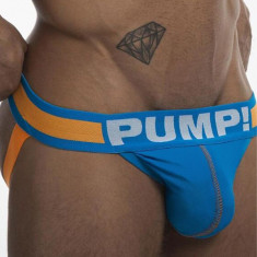 Sexy Chiloti Jockstrap Barbati Male PUMP Push Up Suspensor Boxeri Open Back foto