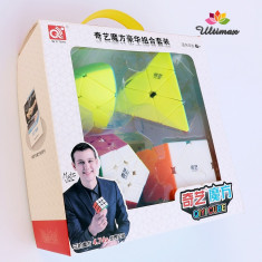 Set QiYi 4 Cuburi Rubik - Pyraminx * Megaminx * Mastermorphix * Skewb foto