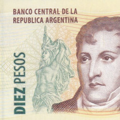 Bancnota Argentina 10 Pesos (2003) - P354 UNC ( serie O )